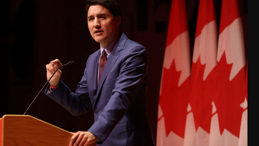 Thủ tướng Canada Justin Trudeau sẽ tuyên bố ý định từ chức vào ngày 6/1